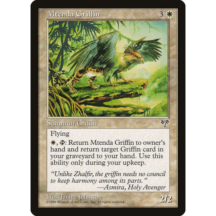 Magic: The Gathering Mtenda Griffin (028) Lightly Played