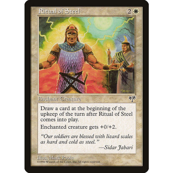 Magic: The Gathering Ritual of Steel (036) Lightly Played