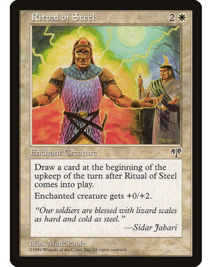 Magic: The Gathering Ritual of Steel (036) Moderately Played