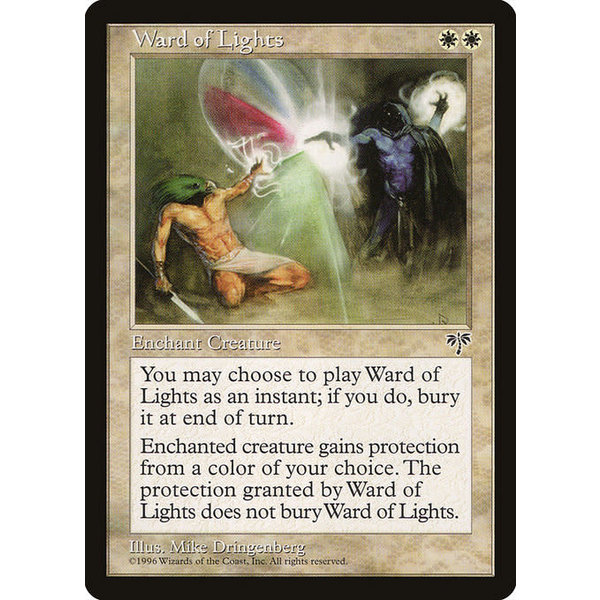 Magic: The Gathering Ward of Lights (047) Lightly Played
