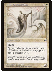 Magic: The Gathering Wall of Resistance (046) Moderately Played