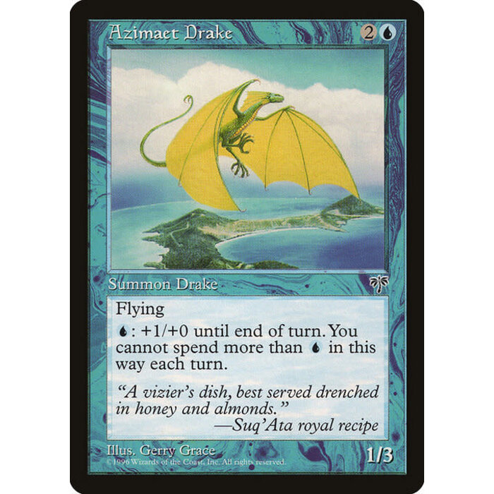Magic: The Gathering Azimaet Drake (053) Lightly Played