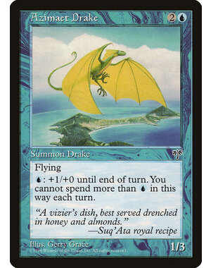 Magic: The Gathering Azimaet Drake (053) Moderately Played