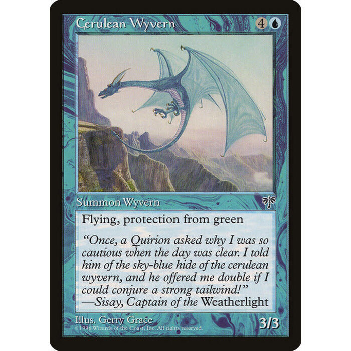 Magic: The Gathering Cerulean Wyvern (057) Lightly Played