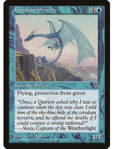 Magic: The Gathering Cerulean Wyvern (057) Moderately Played
