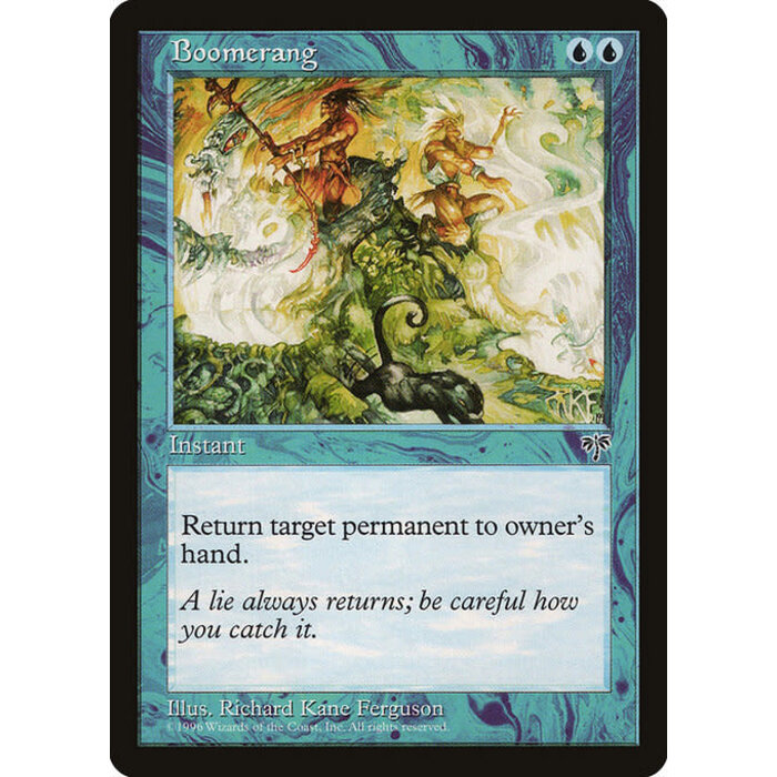 Magic: The Gathering Boomerang (056) Heavily Played
