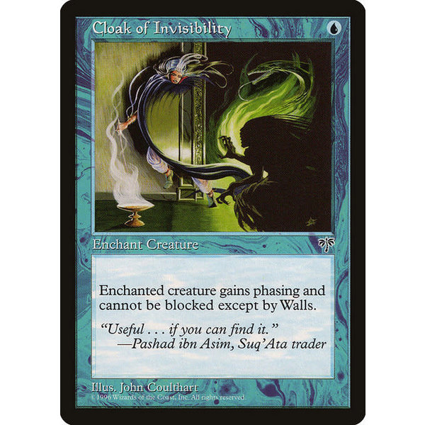 Magic: The Gathering Cloak of Invisibility (058) Lightly Played