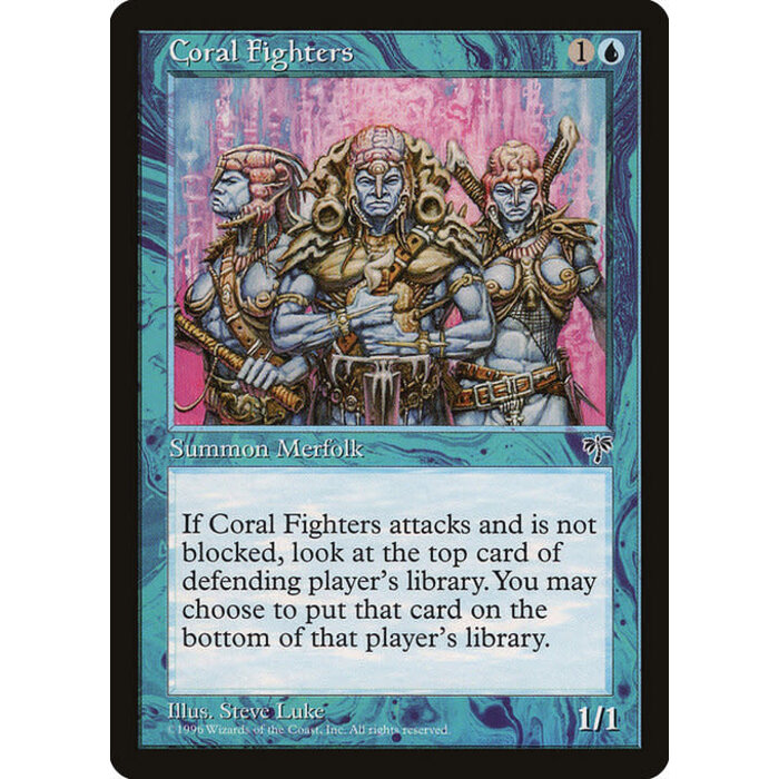 Magic: The Gathering Coral Fighters (059) Moderately Played
