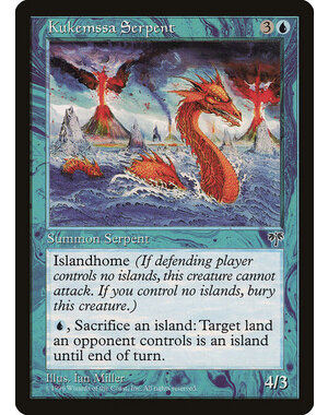 Magic: The Gathering Kukemssa Serpent (072) Lightly Played