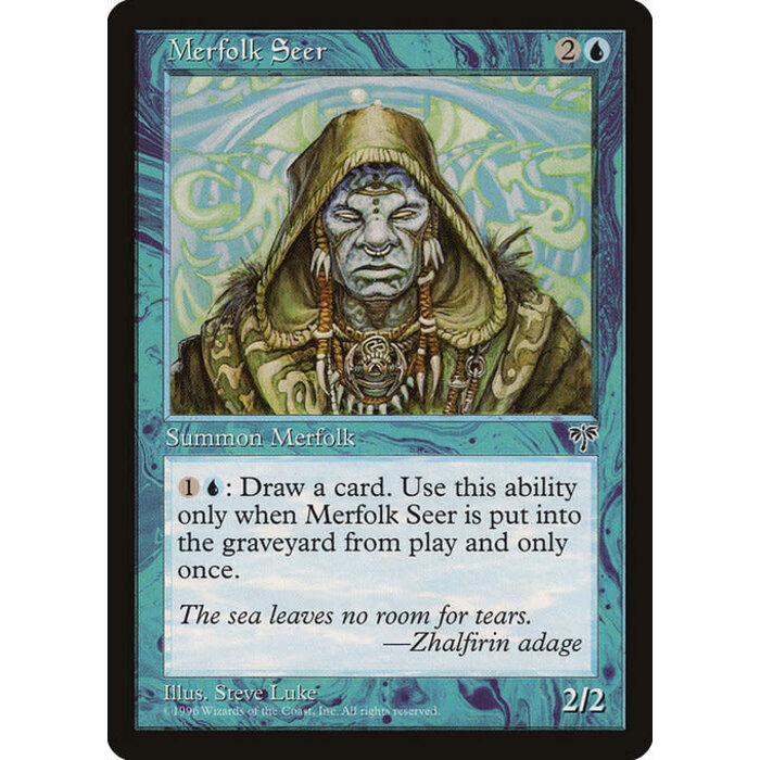 Magic: The Gathering Merfolk Seer (076) Lightly Played