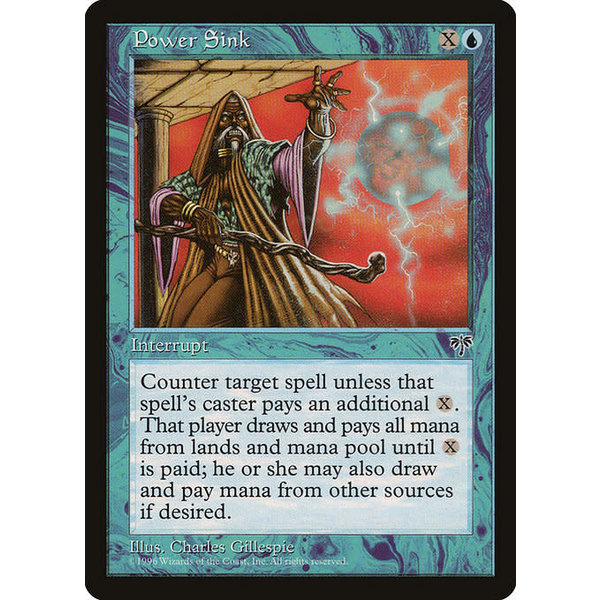 Magic: The Gathering Power Sink (083) Moderately Played