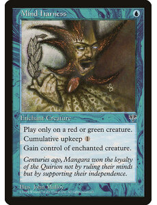 Magic: The Gathering Mind Harness (078) Moderately Played