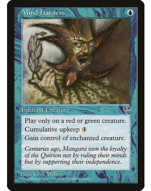 Magic: The Gathering Mind Harness (078) Moderately Played