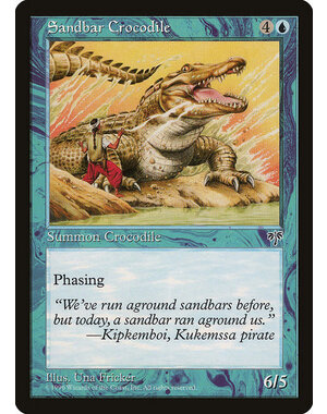 Magic: The Gathering Sandbar Crocodile (088) Moderately Played