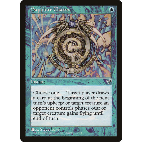 Magic: The Gathering Sapphire Charm (089) Moderately Played