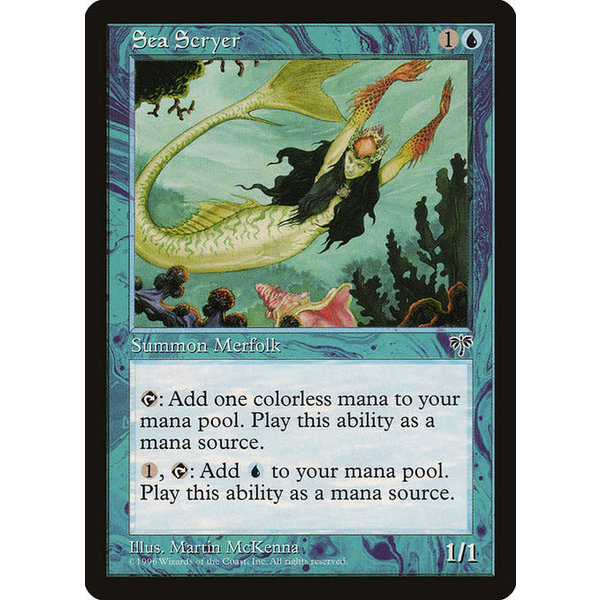 Magic: The Gathering Sea Scryer (090) Moderately Played