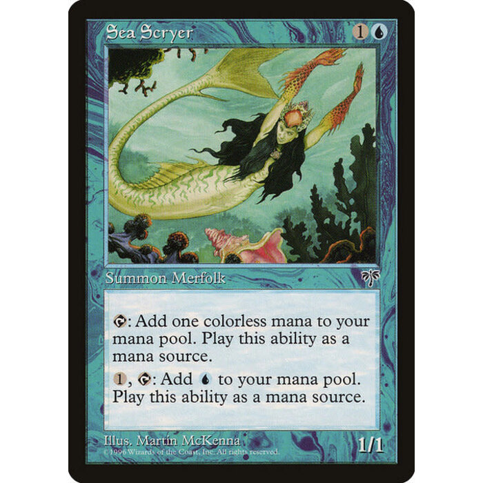Magic: The Gathering Sea Scryer (090) Moderately Played