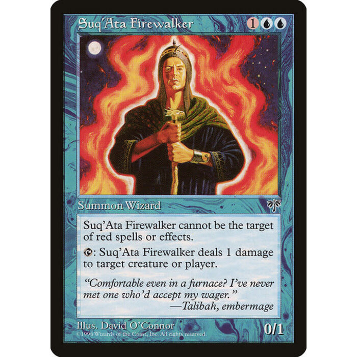 Magic: The Gathering Suq'Ata Firewalker (094) Lightly Played
