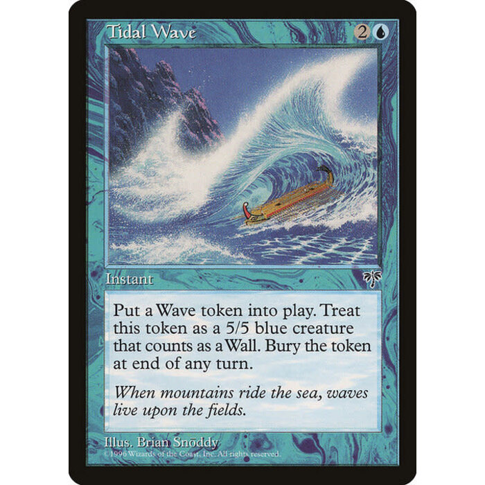 Magic: The Gathering Tidal Wave (100) Lightly Played