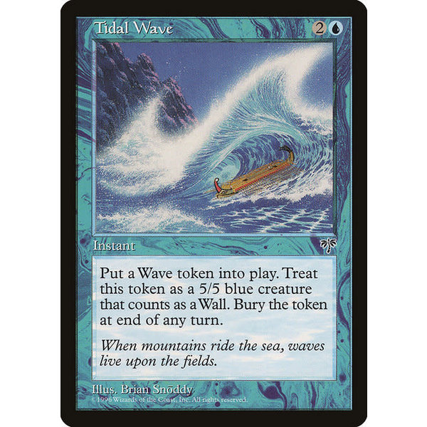 Magic: The Gathering Tidal Wave (100) Moderately Played