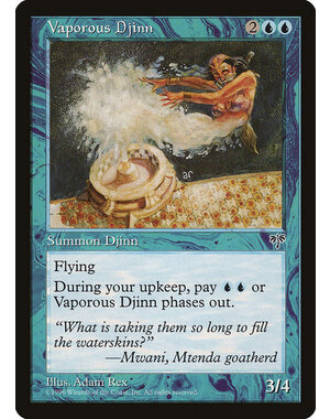 Magic: The Gathering Vaporous Djinn (101) Moderately Played
