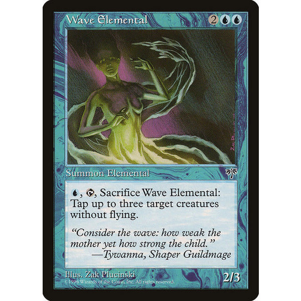 Magic: The Gathering Wave Elemental (102) Heavily Played