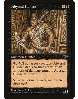 Magic: The Gathering Abyssal Hunter (103) Moderately Played