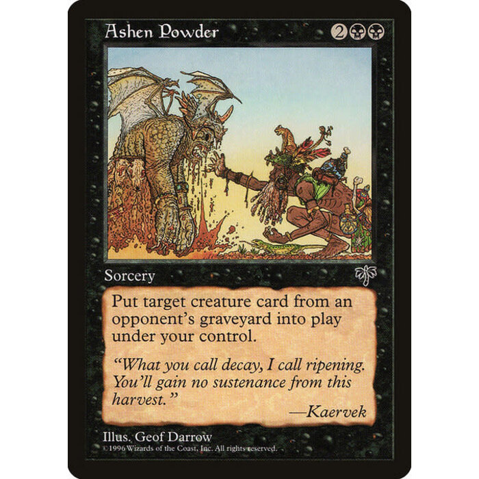 Magic: The Gathering Ashen Powder (104) Lightly Played