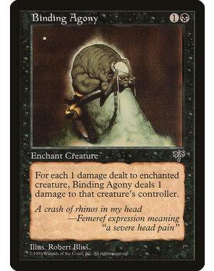 Magic: The Gathering Binding Agony (106) Moderately Played