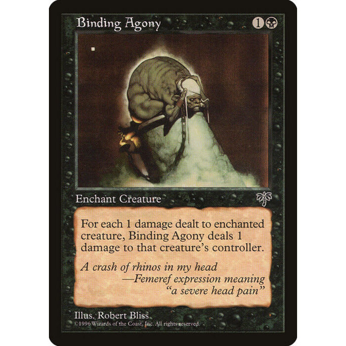 Magic: The Gathering Binding Agony (106) Moderately Played