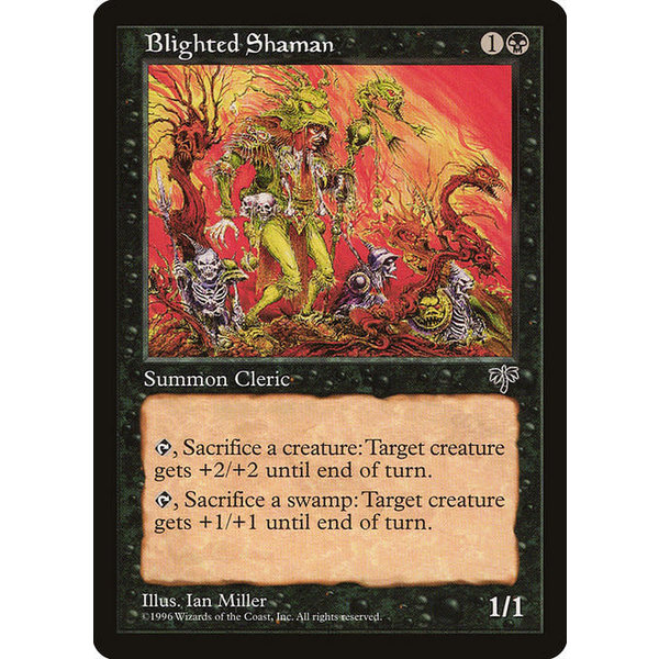 Magic: The Gathering Blighted Shaman (107) Lightly Played