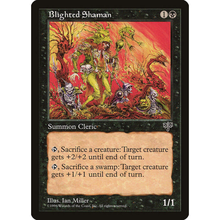 Magic: The Gathering Blighted Shaman (107) Lightly Played