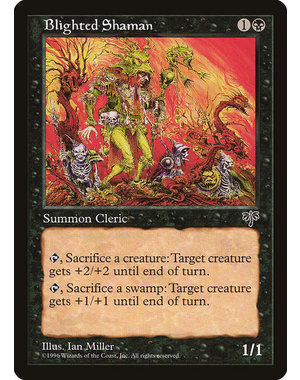 Magic: The Gathering Blighted Shaman (107) Moderately Played