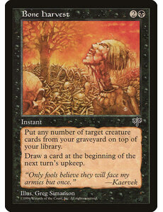 Magic: The Gathering Bone Harvest (108) Heavily Played