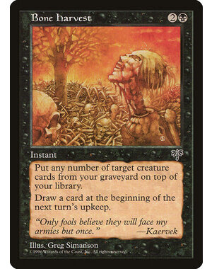 Magic: The Gathering Bone Harvest (108) Heavily Played