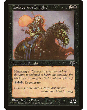 Magic: The Gathering Cadaverous Knight (110) Heavily Played