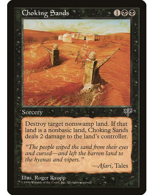 Magic: The Gathering Choking Sands (113) Moderately Played
