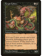 Magic: The Gathering Crypt Cobra (114) Lightly Played