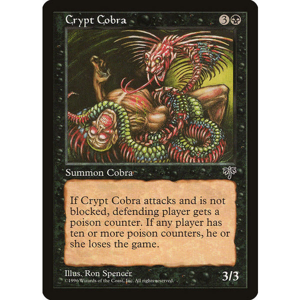 Magic: The Gathering Crypt Cobra (114) Lightly Played