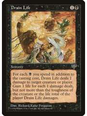 Magic: The Gathering Drain Life (118) Heavily Played