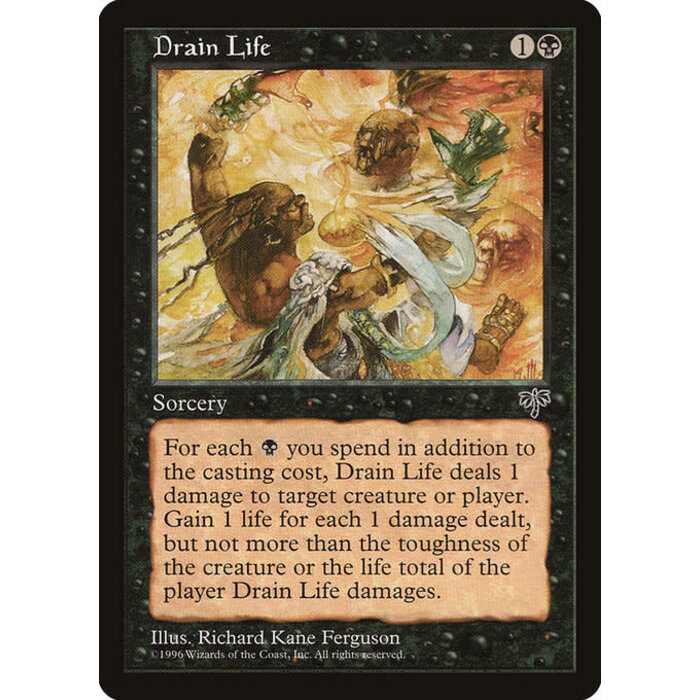 Magic: The Gathering Drain Life (118) Lightly Played