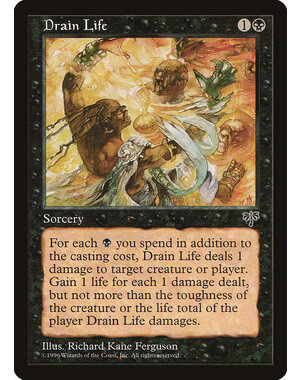 Magic: The Gathering Drain Life (118) Moderately Played