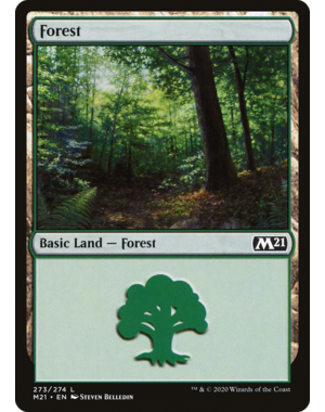 Magic: The Gathering Forest (273) (273) Lightly Played