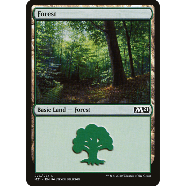 Magic: The Gathering Forest (273) (273) Lightly Played