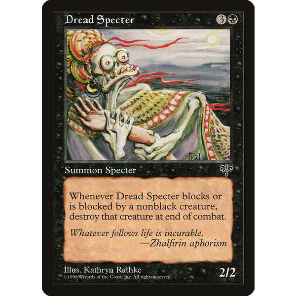 Magic: The Gathering Dread Specter (119) Moderately Played