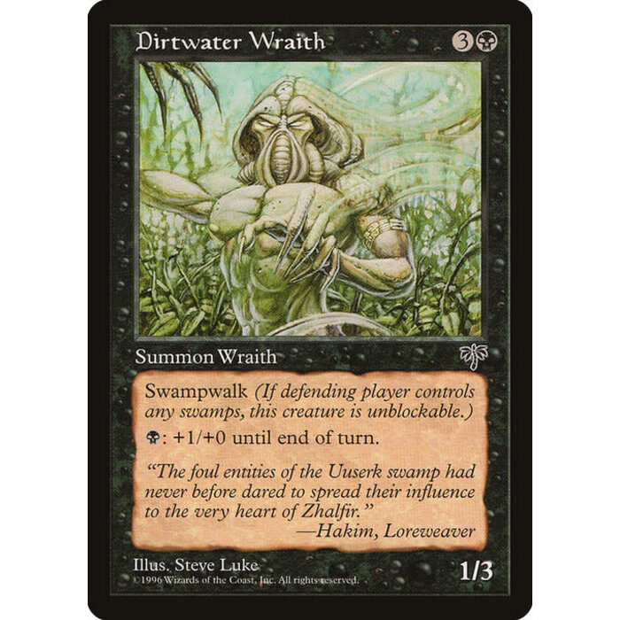 Magic: The Gathering Dirtwater Wraith (117) Lightly Played