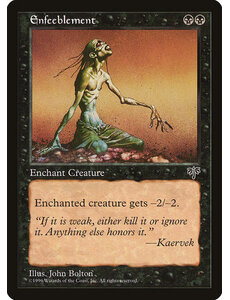 Magic: The Gathering Enfeeblement (121) Heavily Played