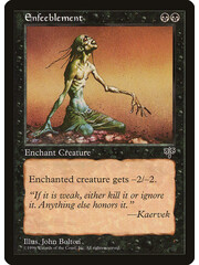 Magic: The Gathering Enfeeblement (121) Moderately Played