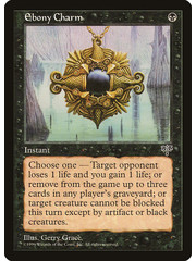 Magic: The Gathering Ebony Charm (120) Moderately Played