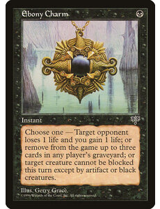 Magic: The Gathering Ebony Charm (120) Moderately Played